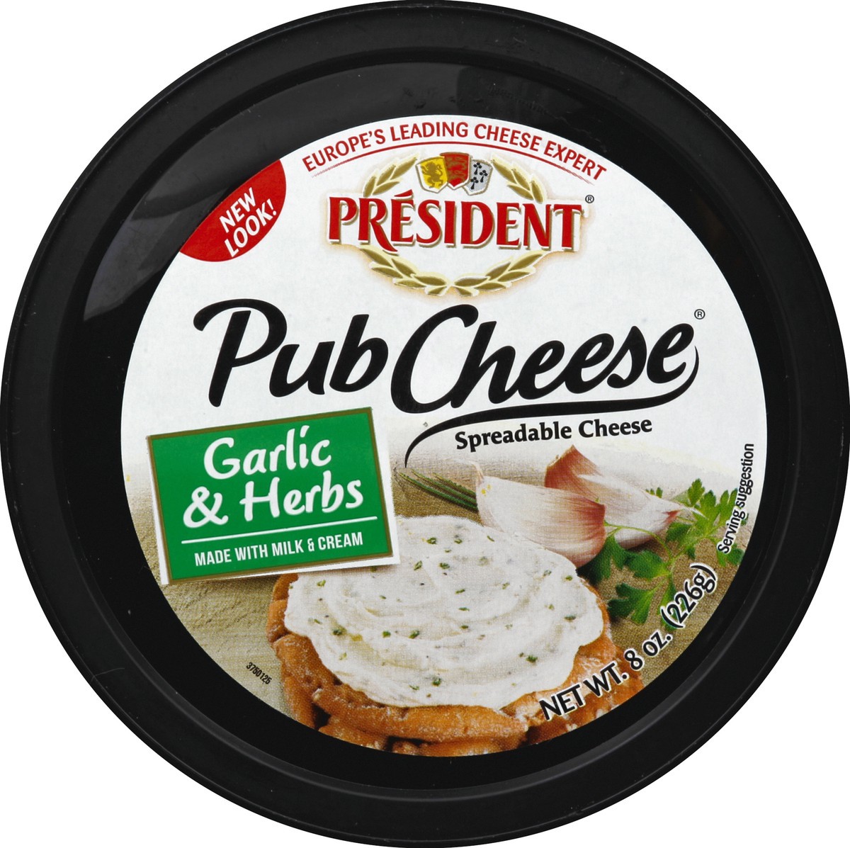 slide 3 of 6, Président Garlic And Herbs, 8 oz