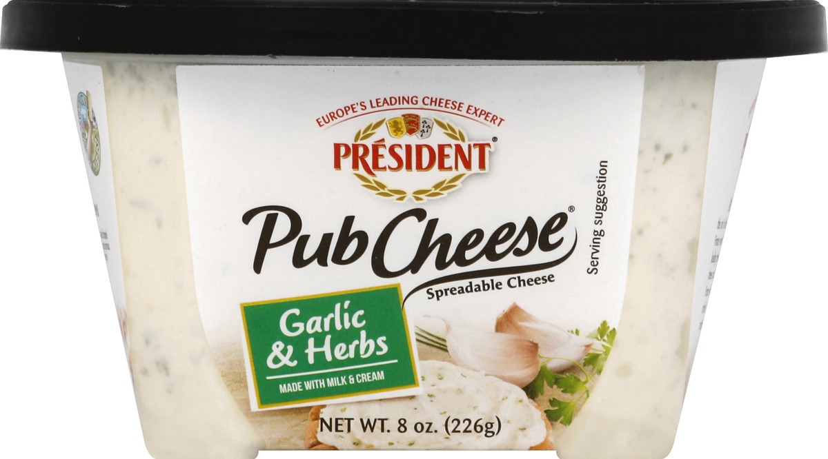 slide 4 of 6, Président Garlic And Herbs, 8 oz