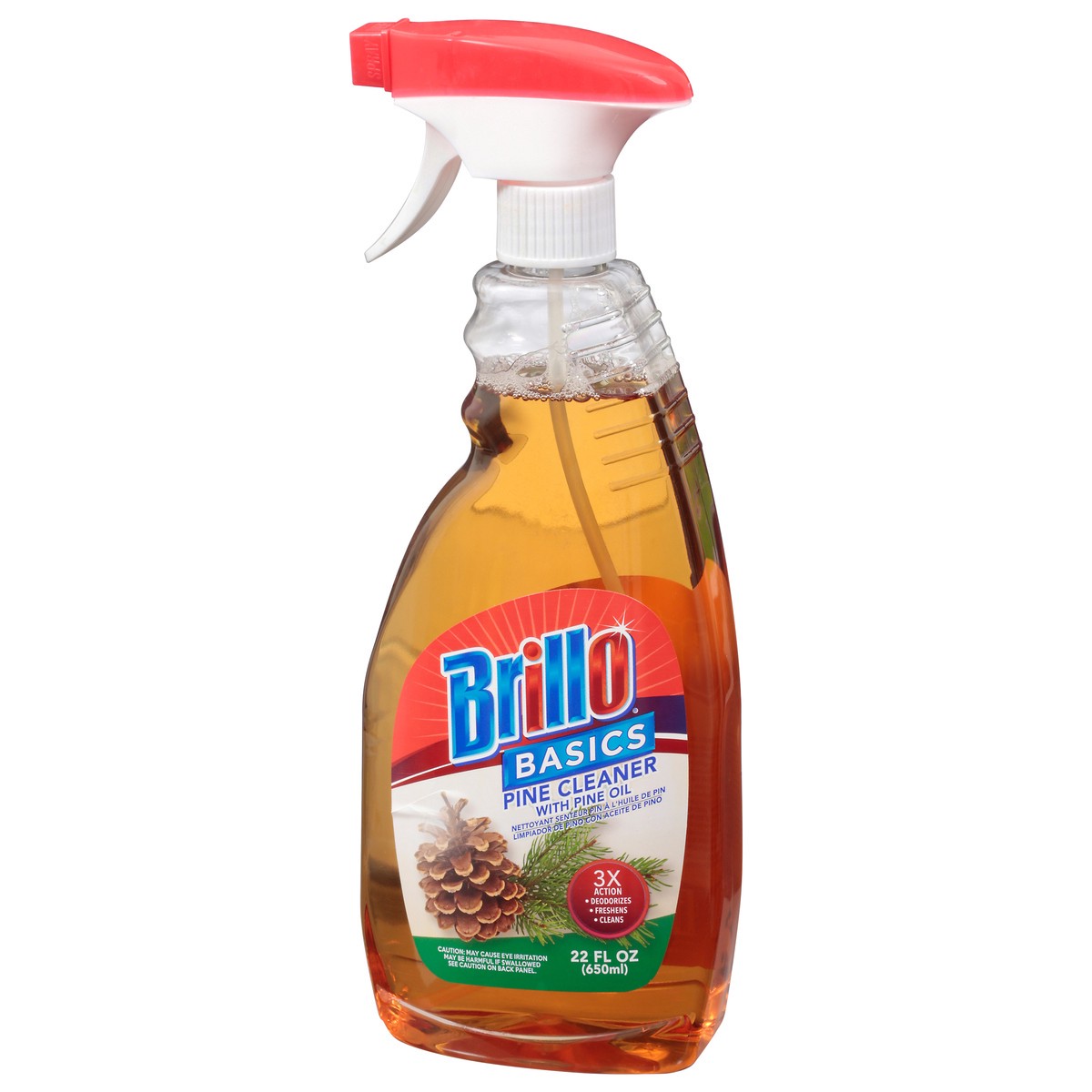 slide 2 of 9, Brillo Basics Pine Cleaner with Pine Oil 22 fl oz, 22 fl oz