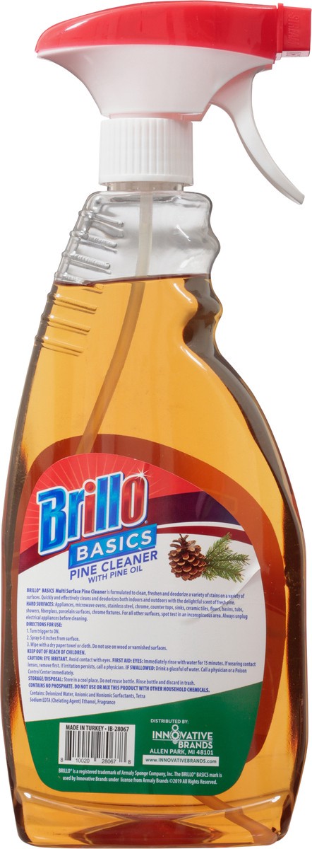 slide 8 of 9, Brillo Basics Pine Cleaner with Pine Oil 22 fl oz, 22 fl oz