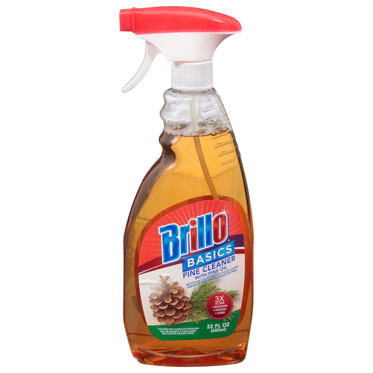 slide 6 of 9, Brillo Basics Pine Cleaner with Pine Oil 22 fl oz, 22 fl oz