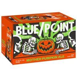 Blue Point Brewing Co. Mother Pumpkin Ale Beer 6 - 12 fl oz Cans