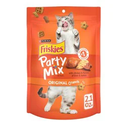 Purina Friskies Cat Treats, Party Mix Original Crunch