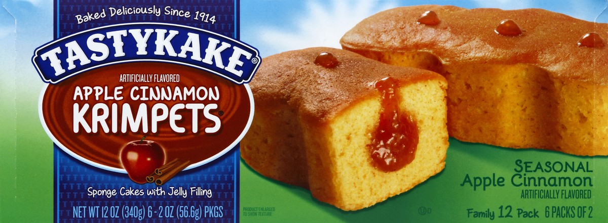 Tastykake Jelly Krimpets - 3 Boxes Of Classic Toasted Pastry Snacks