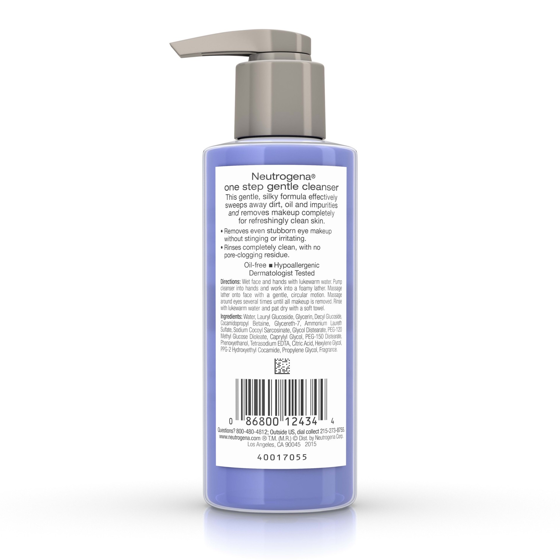 slide 4 of 5, NEUTROGENA One Step Gentle Cleanser, 5.2 Oz, 5.2 oz