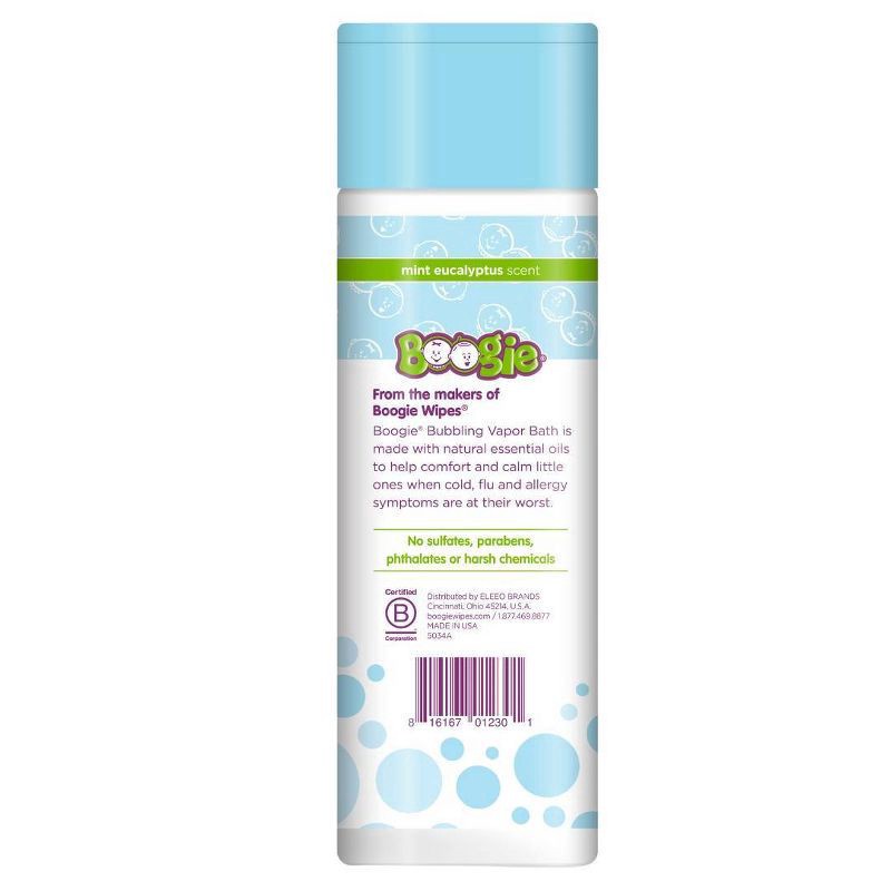 slide 3 of 5, Boogie Bubbling Mint Eucalyptus Scent Vapor Bath 10.0 fl oz, 10 fl oz