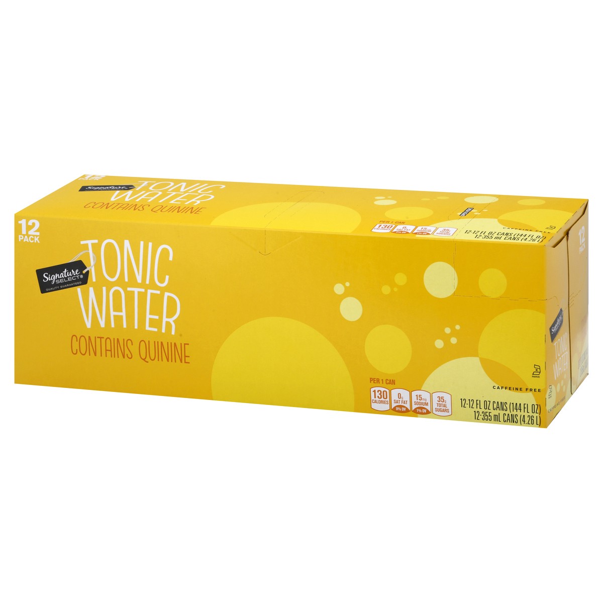 slide 6 of 9, Signature Select Tonic Water, 12 ct