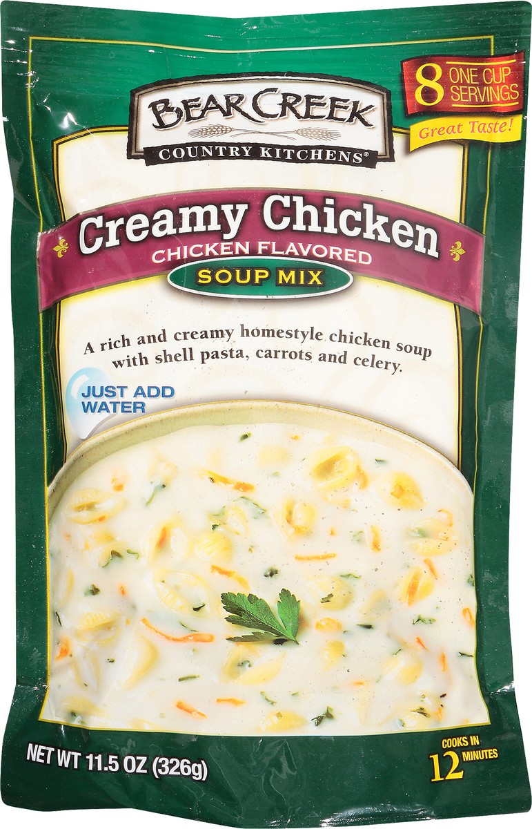 slide 9 of 10, Bear Creek Country Kitchens Bear Creek Soup Mix Creamy Chicken Pouch, 11.5 oz