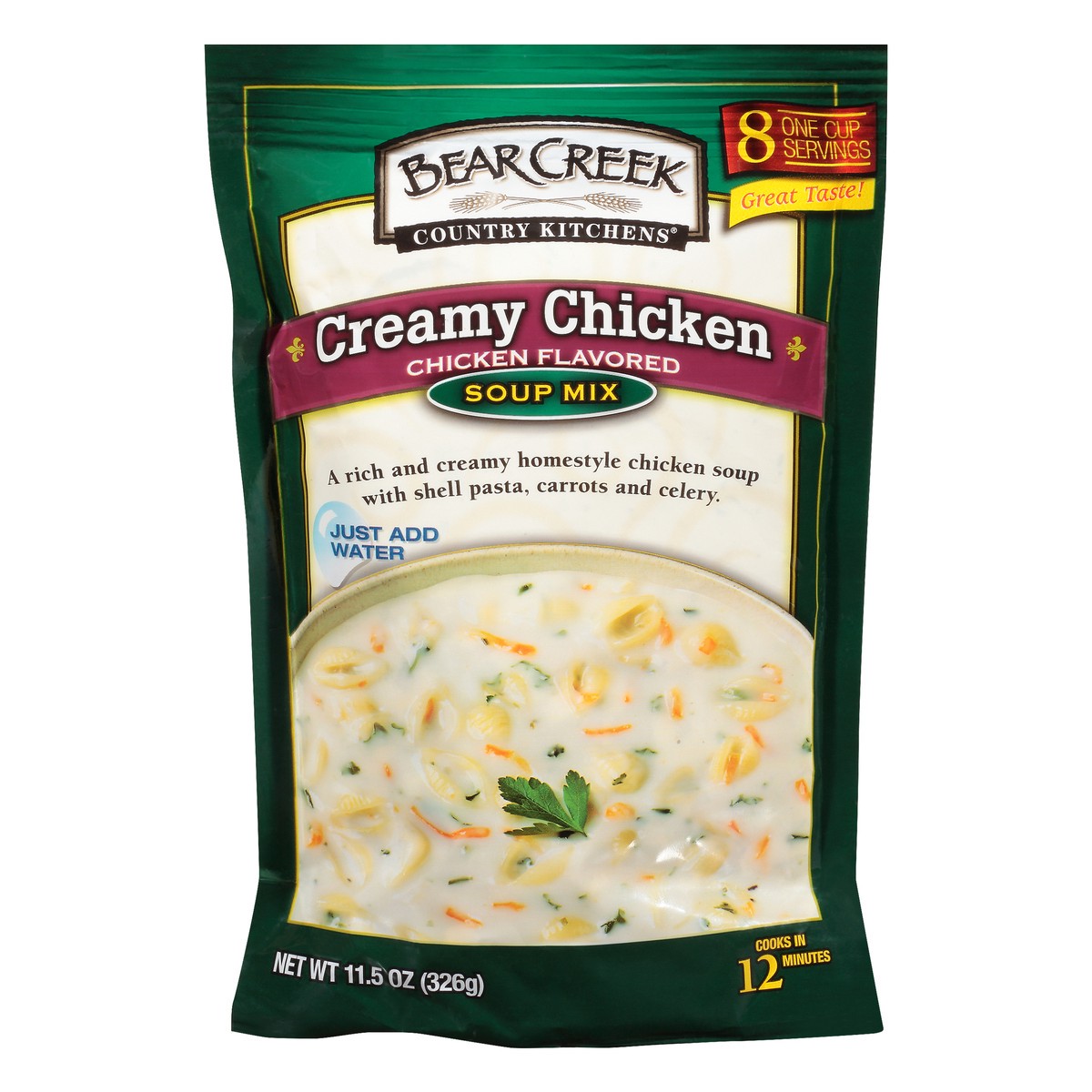 slide 1 of 10, Bear Creek Country Kitchens Bear Creek Soup Mix Creamy Chicken Pouch, 11.5 oz