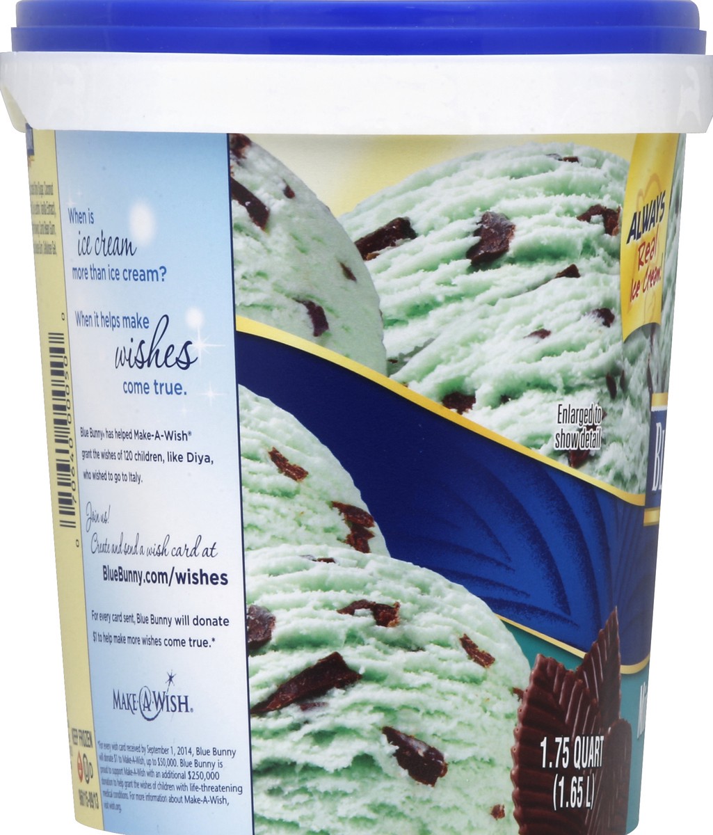 slide 3 of 4, Blue Bunny Premium Mint Chocolate Chip Ice Cream, 1.75 qt