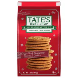 Tate's Bake Shop Gingersnap Cookies, Holiday Cookies, 6.5 oz