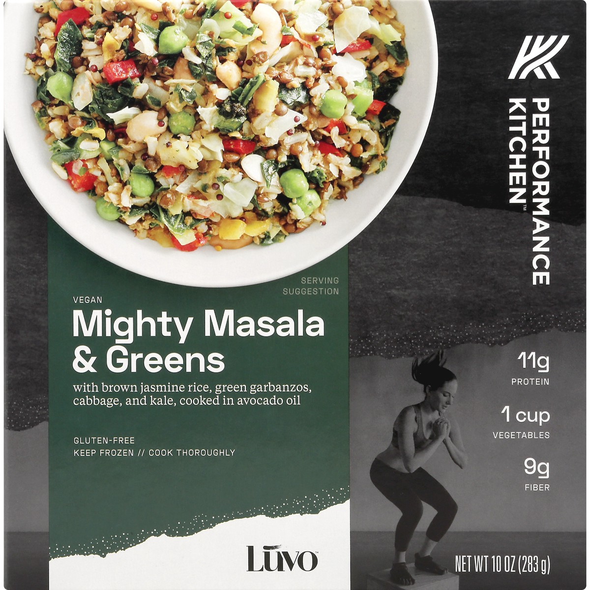 slide 7 of 11, Luvo Mighty Masala Greens Bowl, 10 oz