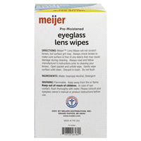 slide 5 of 5, Meijer Eyeglass Lens Wipes, Value Pack, 200 ct