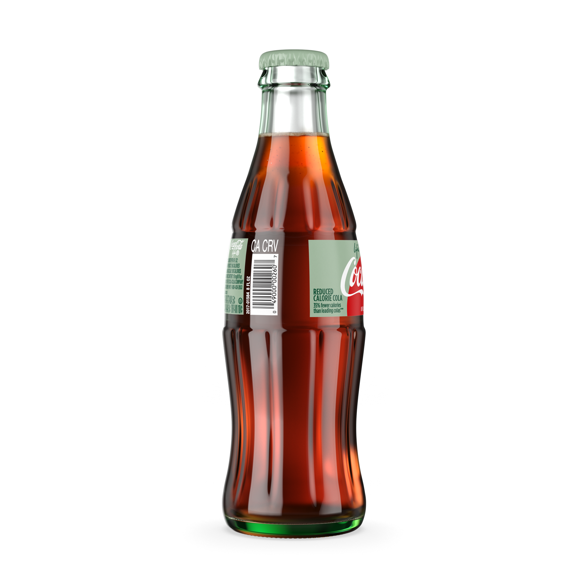 slide 4 of 6, Coca-Cola Life Glass Bottle, 8 fl oz, 8 fl oz