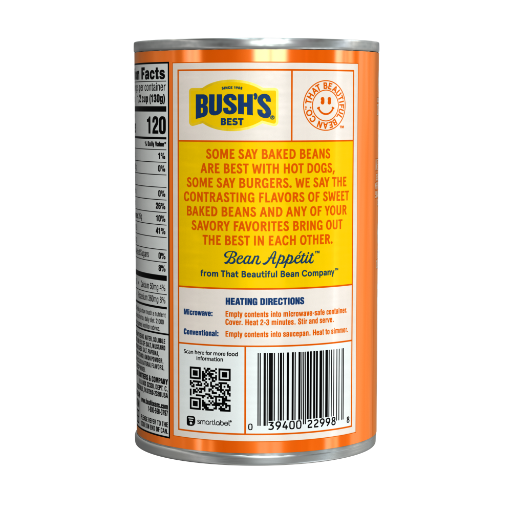 slide 2 of 4, Bush's Best Bush's Zero Sugar Added Baked Beans 27.5 oz, 27.5 oz
