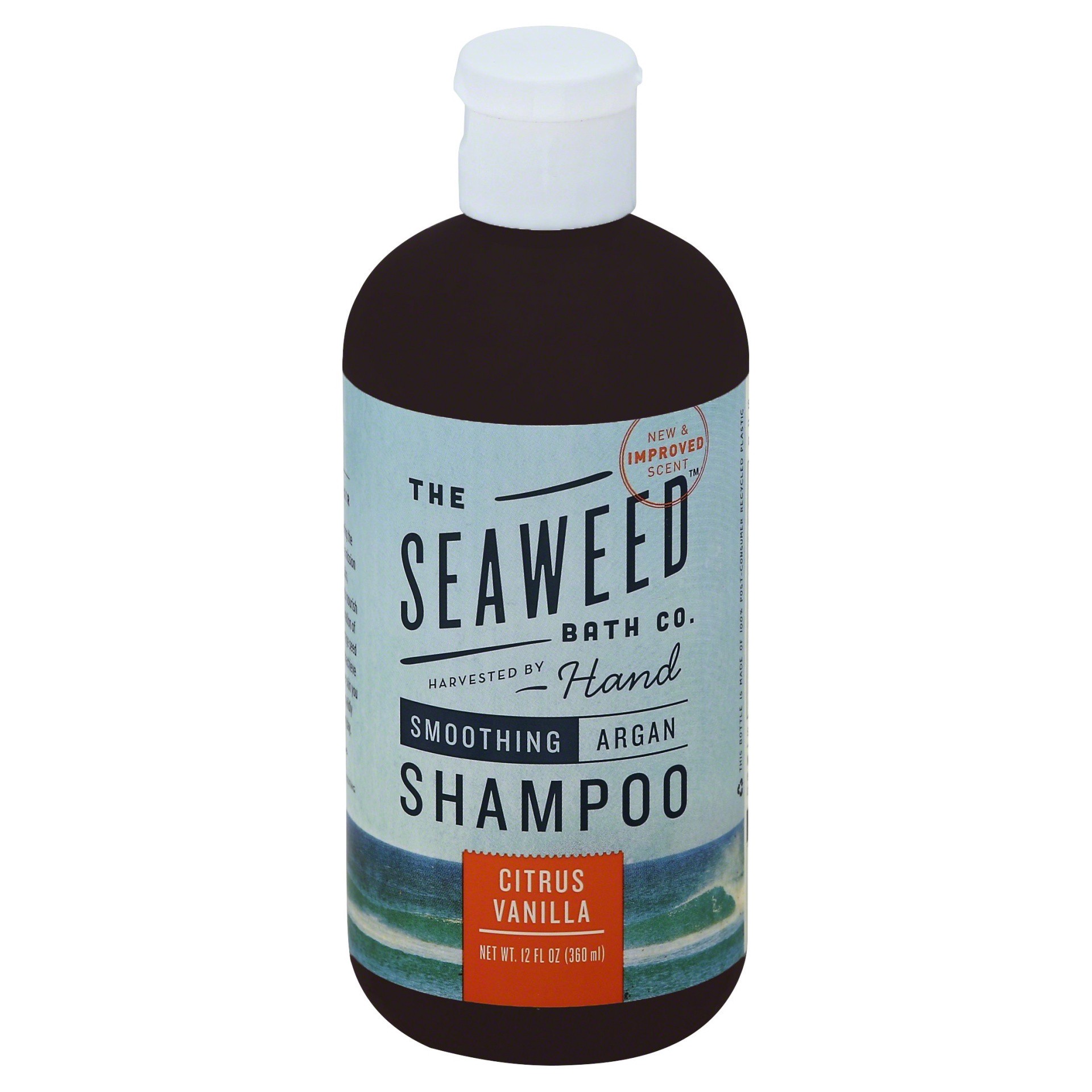 slide 1 of 1, The Seaweed Bath Co. Natural Smoothing Citrus Vanilla Argan Shampoo, 12 oz