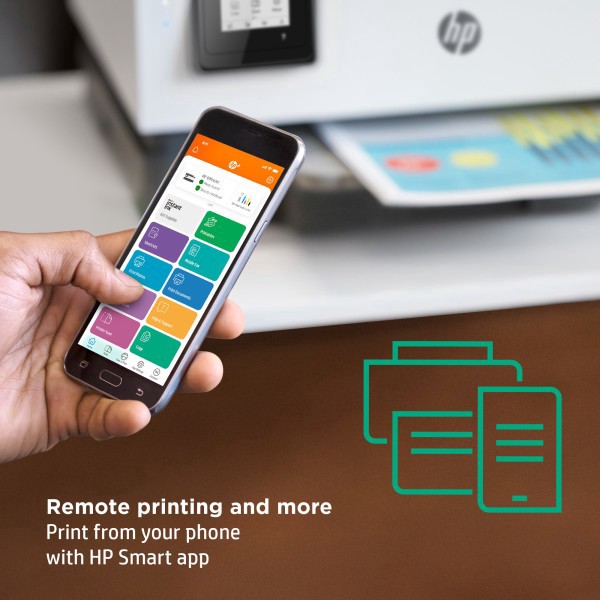 slide 5 of 10, Hp Officejet 8015E Wireless Inkjet All-In-One Color Printer, 1 ct