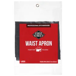 First Street Chefs Waist Apron 4 Way Folding