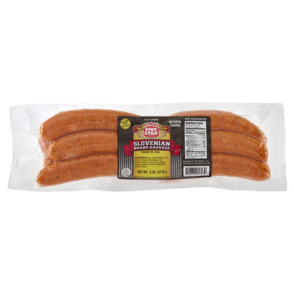 Five Star Natural Casing Slovenian Sausage 32 oz | Shipt