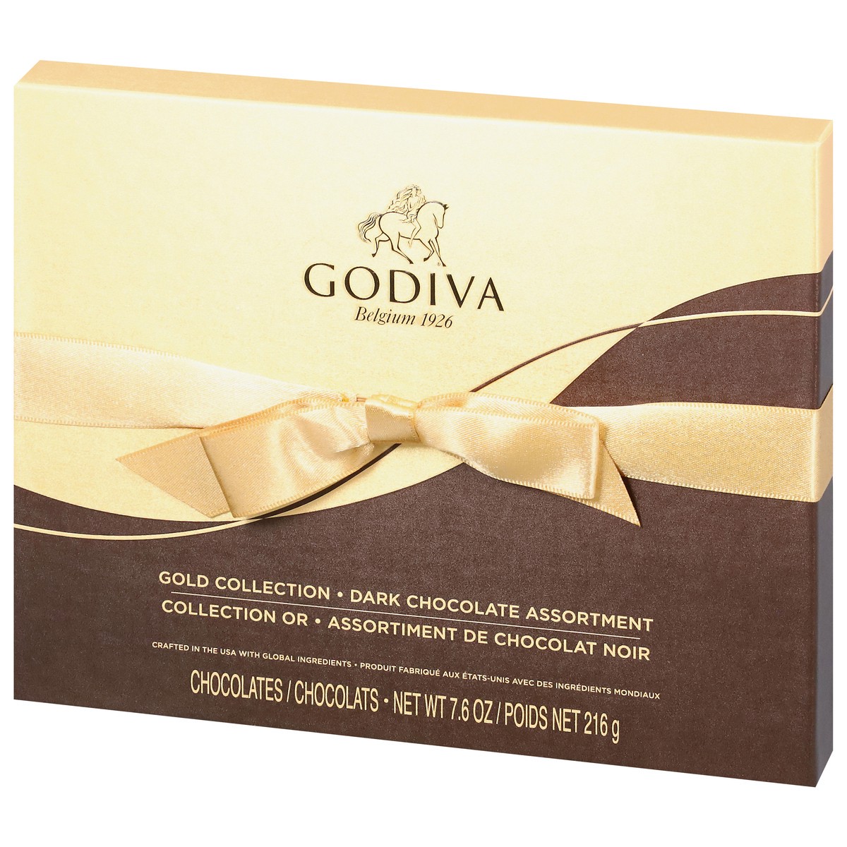 slide 5 of 14, Godiva 18pc Gold Ballotin Dark Chocolate, 7.6 oz