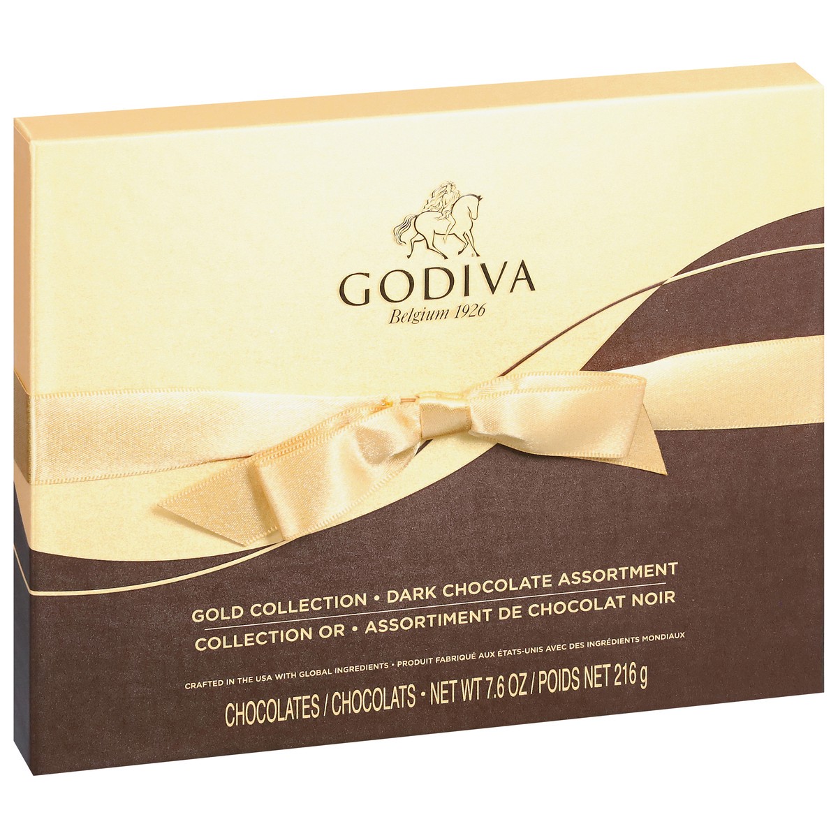 slide 12 of 14, Godiva 18pc Gold Ballotin Dark Chocolate, 7.6 oz