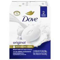 Dove Beauty Bar Beauty Bar Soap Original, 3.75 Oz