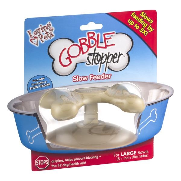 slide 1 of 1, Loving Pets Gobble Stopper Slow Feeder For Large Bowls, 1 ct