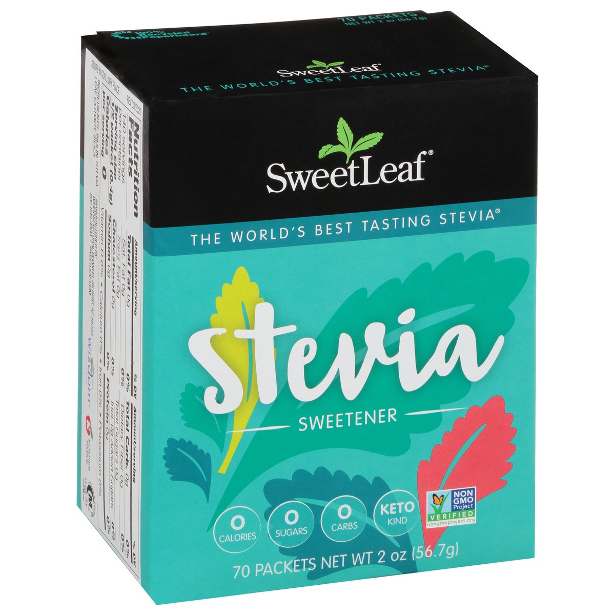 slide 7 of 9, SweetLeaf Sweetleaf Sweetener, 70 ct