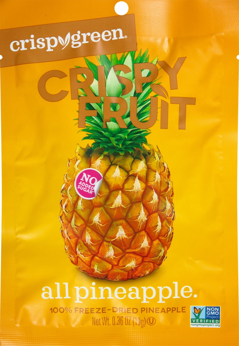 slide 3 of 9, Crispy Green Freeze-Dried Crispy Pineapple, 0.35 oz