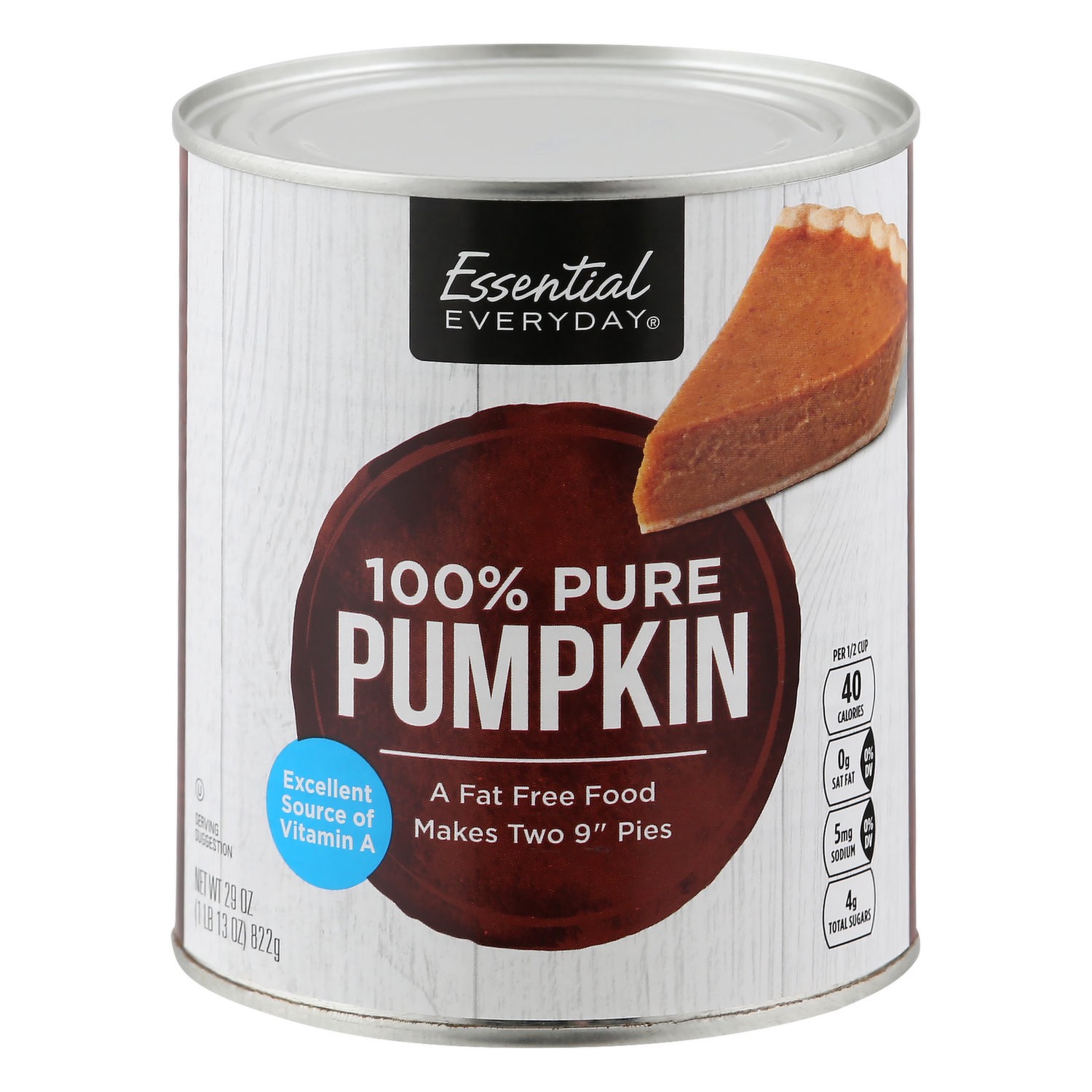 slide 1 of 1, Essential Everyday Pumpkin, 100% Pure, 29 Ounce, 29 oz