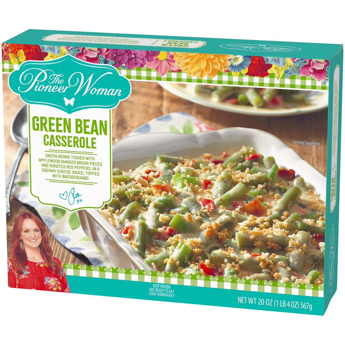 slide 3 of 14, The Pioneer Woman Green Bean Casserole Frozen Side Dish, 20 oz Box, 567 g