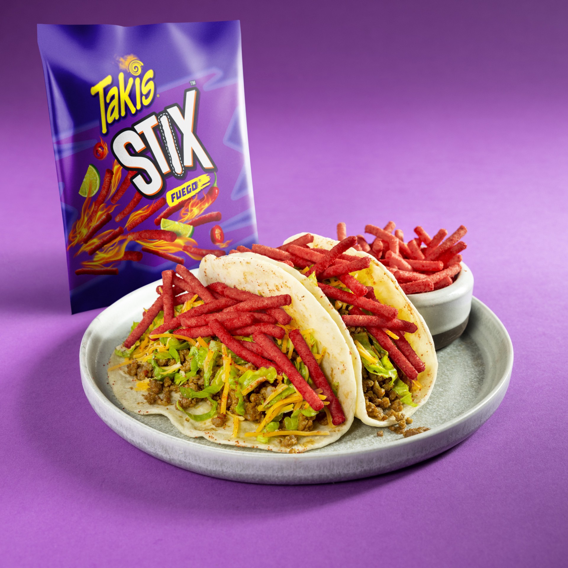 slide 6 of 7, Takis Fuego Stix 9.9 oz Sharing Size Bag, Hot Chili Pepper & Lime Flavored Extreme Spicy Corn Snack Sticks, 9.9 oz