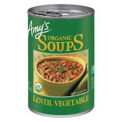Amy's Organic Lentil Vegetable Soup, Gluten free, 14.5 oz.