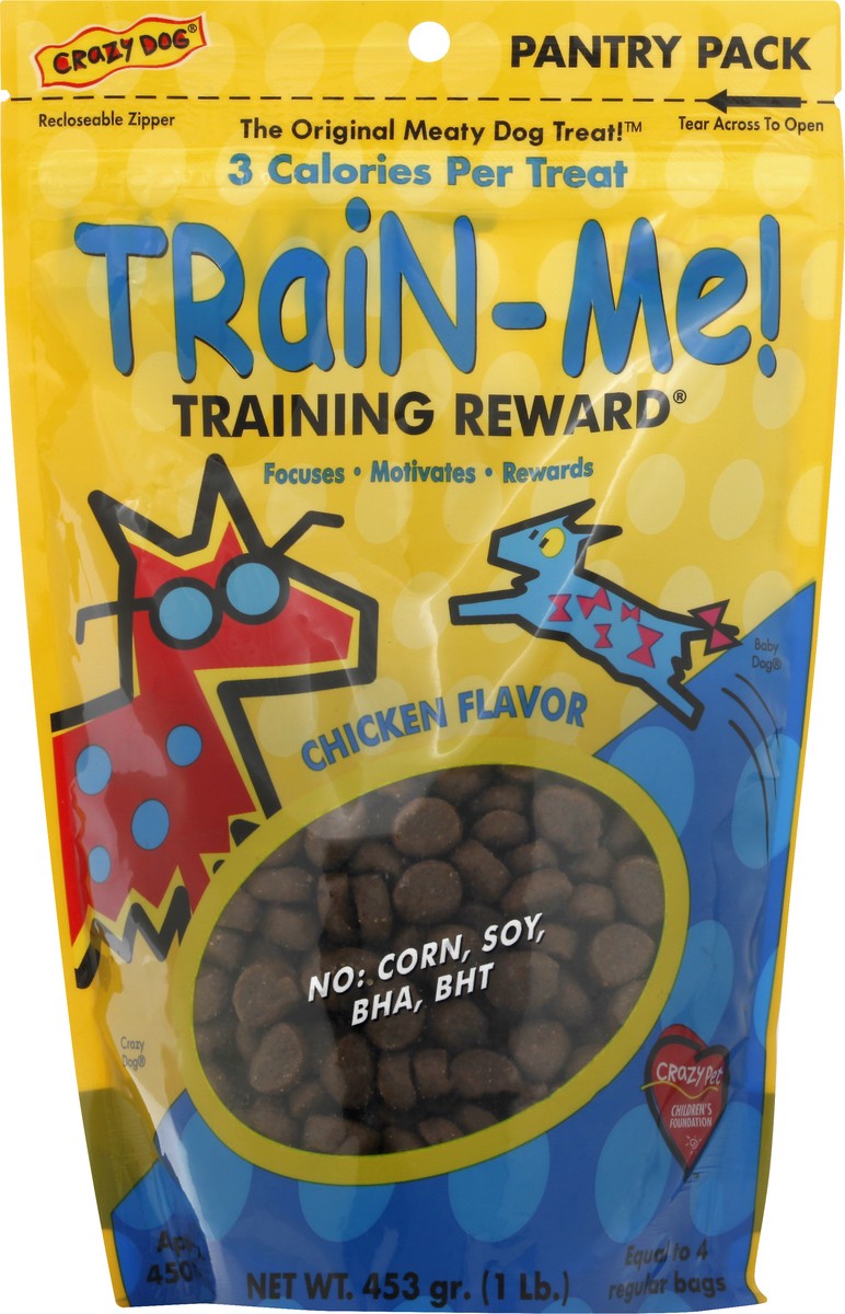 slide 3 of 12, Train Me Pantry Pack Chicken Flavor Dog Treat 453 gr, 453 g