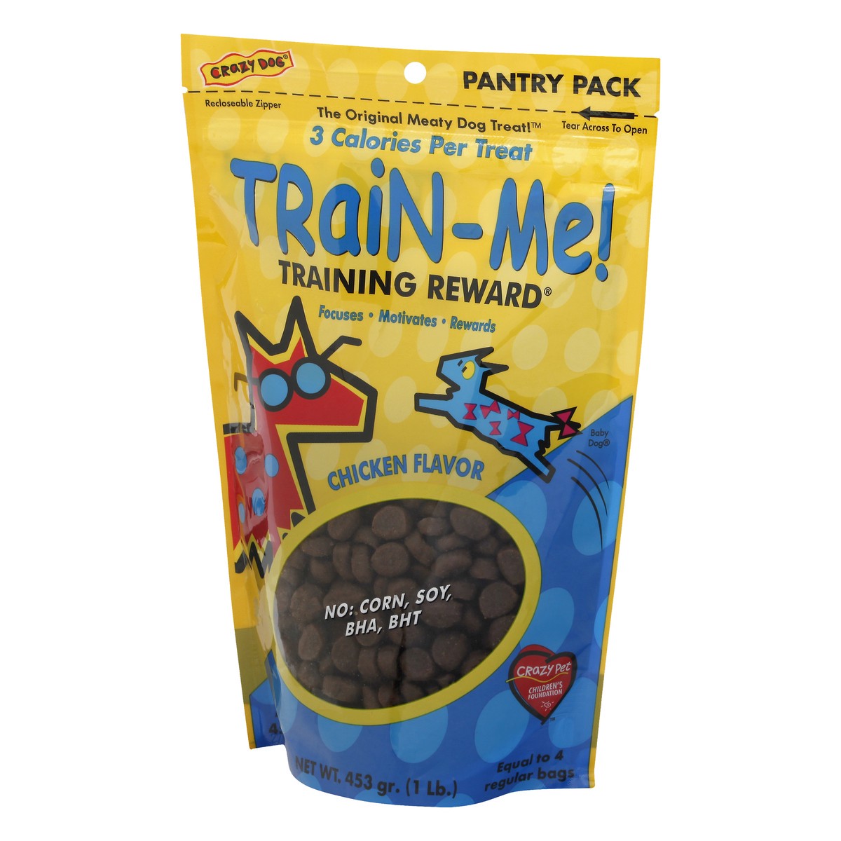 slide 9 of 12, Train Me Pantry Pack Chicken Flavor Dog Treat 453 gr, 453 g