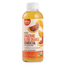 Raley's Purely Made Organic Tangerine Blood Orange Kombucha 16 Oz