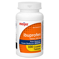 slide 7 of 29, Meijer Ibuprofen Tablets, 200 mg, 100 ct