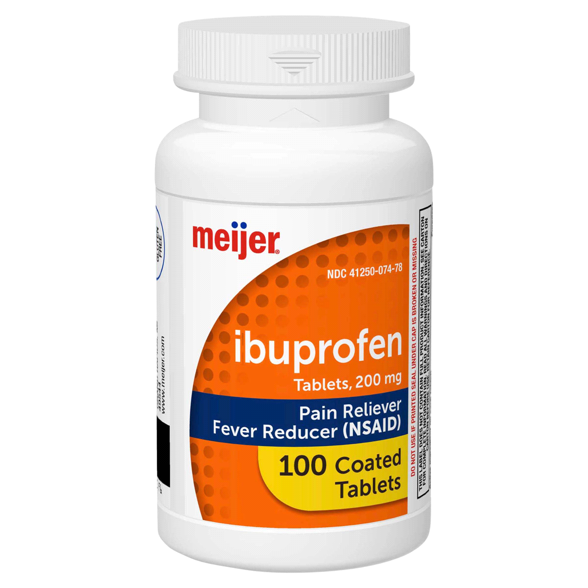 slide 9 of 29, Meijer Ibuprofen Tablets, 200 mg, 100 ct