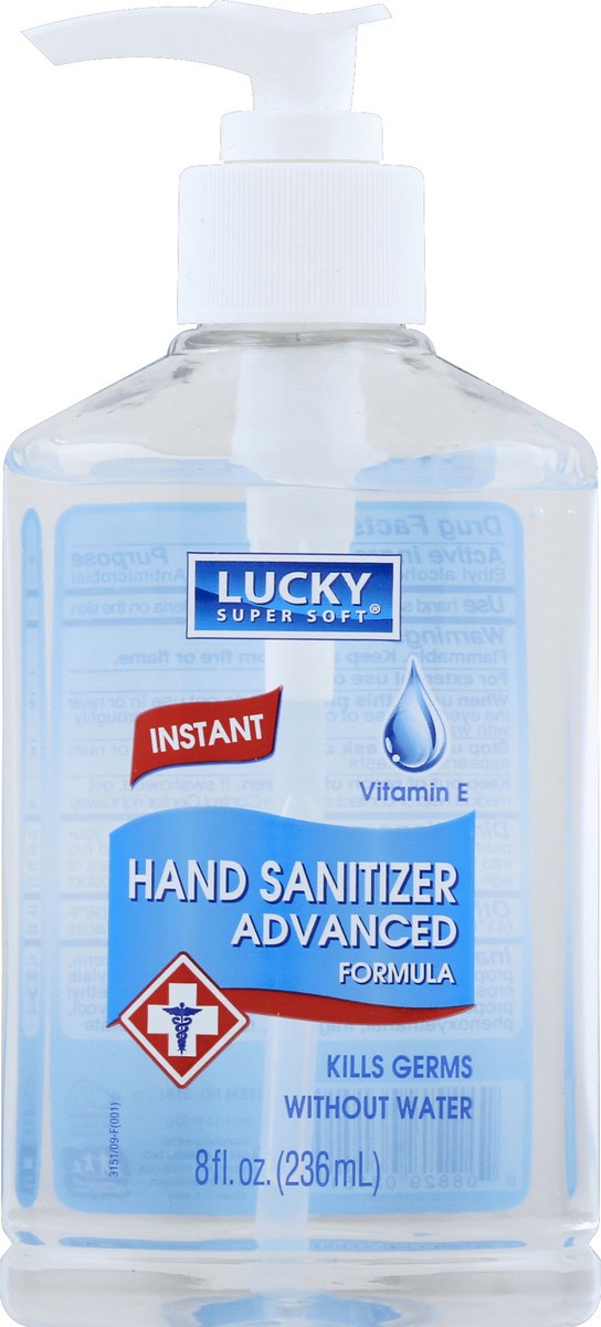 slide 5 of 6, Lucky Super Soft Lucky Moisturizer Hand Sanitizer, 8 oz