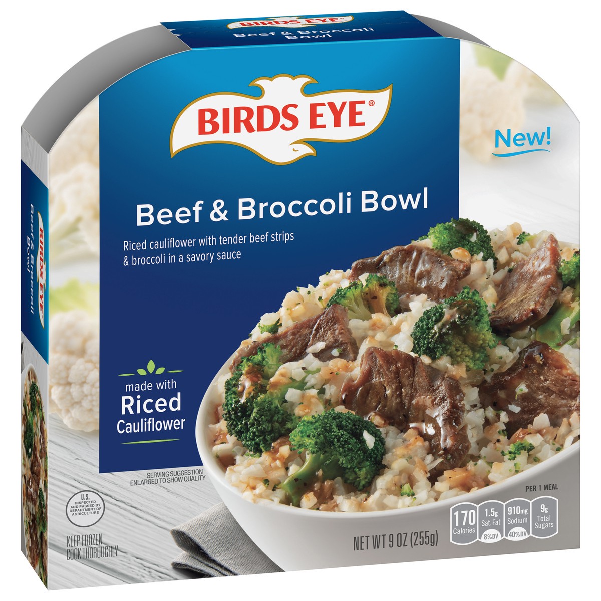 slide 4 of 11, Birds Eye Beef & Broccoli Bowl 9 oz, 9 oz