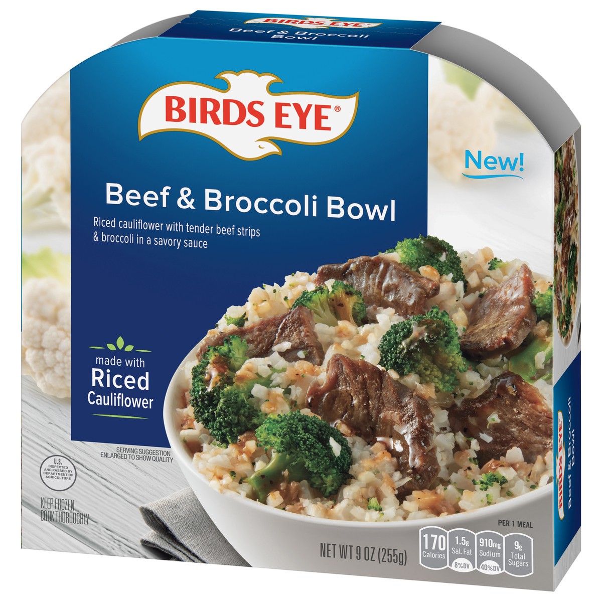 slide 9 of 11, Birds Eye Beef & Broccoli Bowl 9 oz, 9 oz