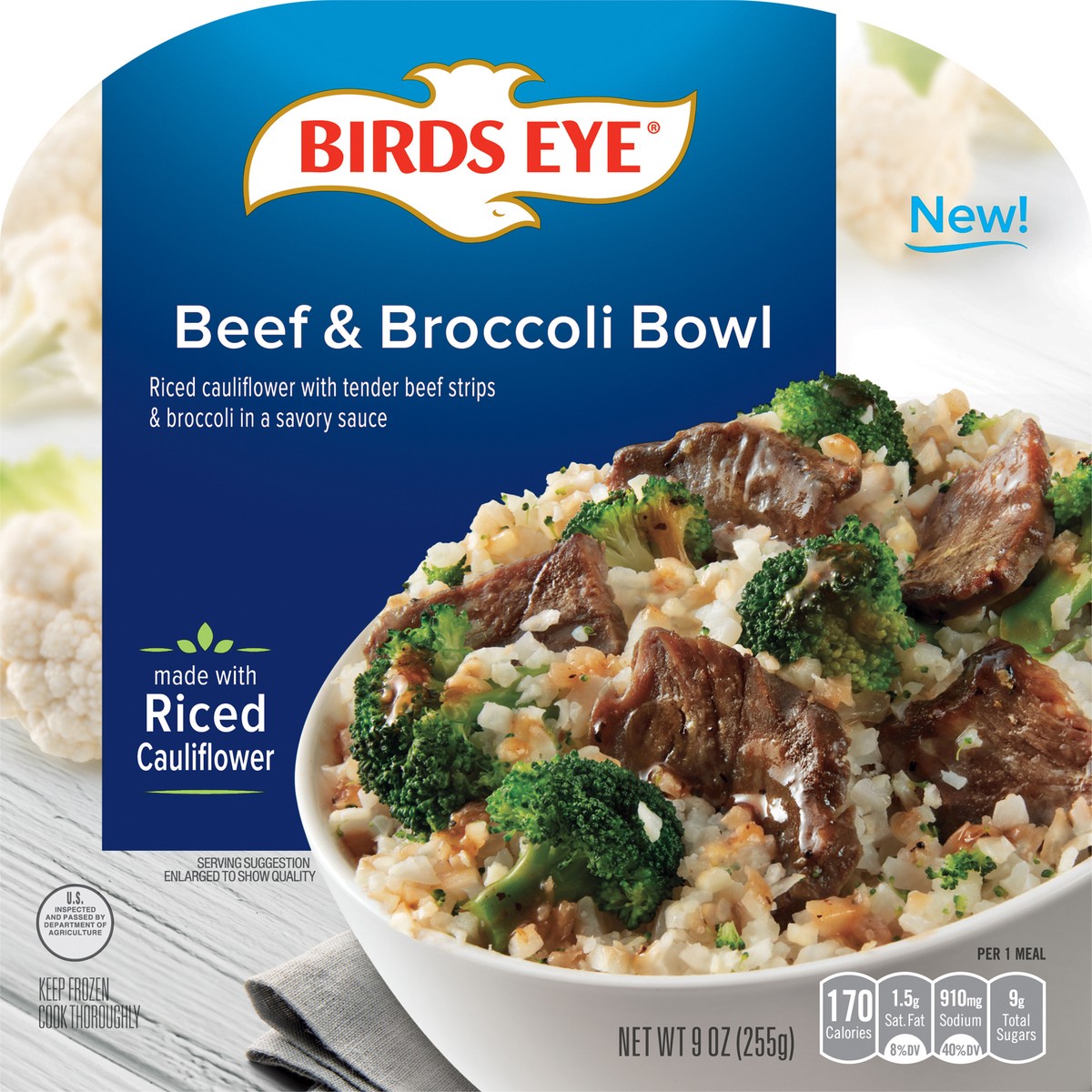 slide 11 of 11, Birds Eye Beef & Broccoli Bowl 9 oz, 9 oz