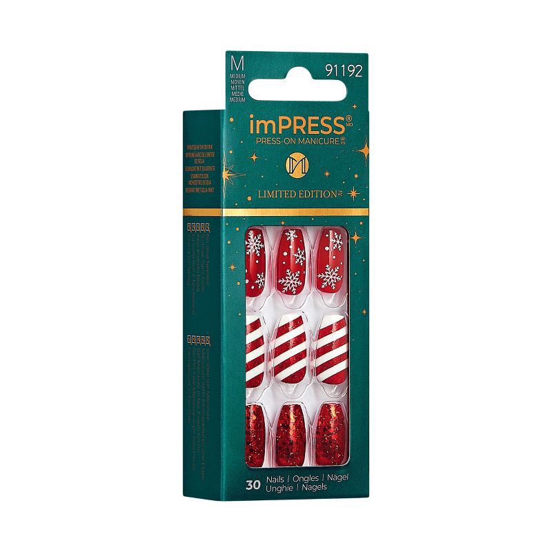 slide 5 of 8, KISS Products imPRESS Fake Nails - Truth or Dear - 33ct, 1 ct