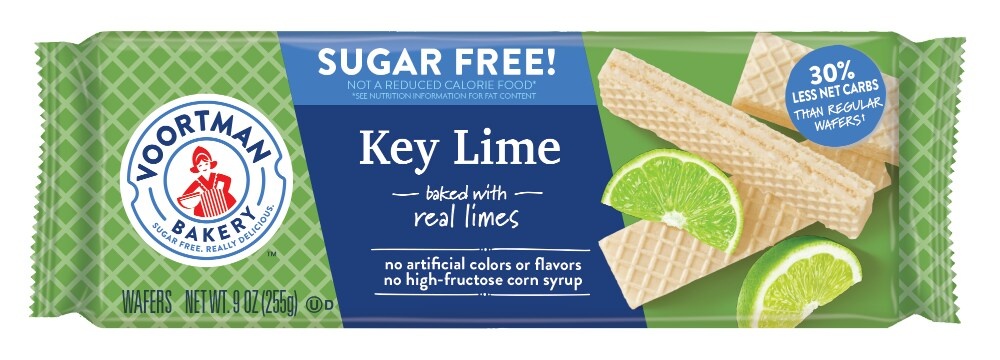 slide 1 of 1, Voortman Bakery Sugar Free Key Lime Wafers, 9 oz