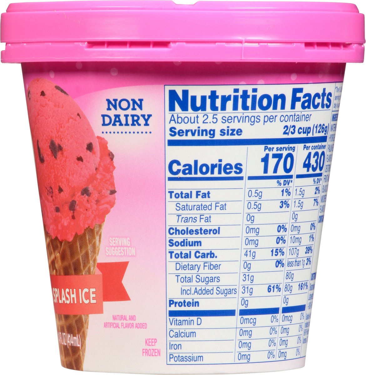 slide 13 of 14, Baskin-Robbins Watermelon Splash Ice Cream 14 fl oz, 14 fl oz