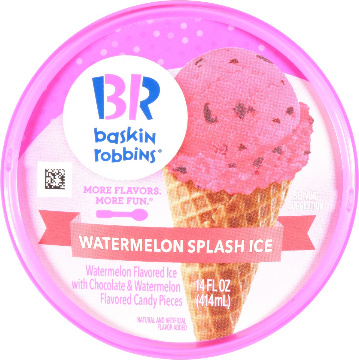 slide 4 of 14, Baskin-Robbins Watermelon Splash Ice Cream 14 fl oz, 14 fl oz