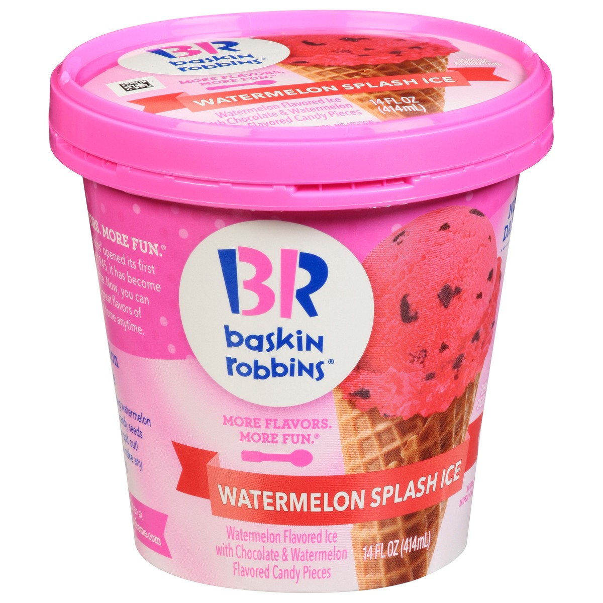 slide 10 of 14, Baskin-Robbins Watermelon Splash Ice Cream 14 fl oz, 14 fl oz