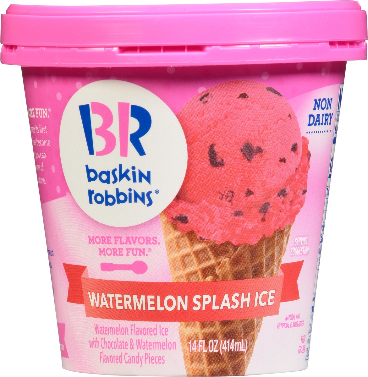 slide 1 of 14, Baskin-Robbins Watermelon Splash Ice Cream 14 fl oz, 14 fl oz