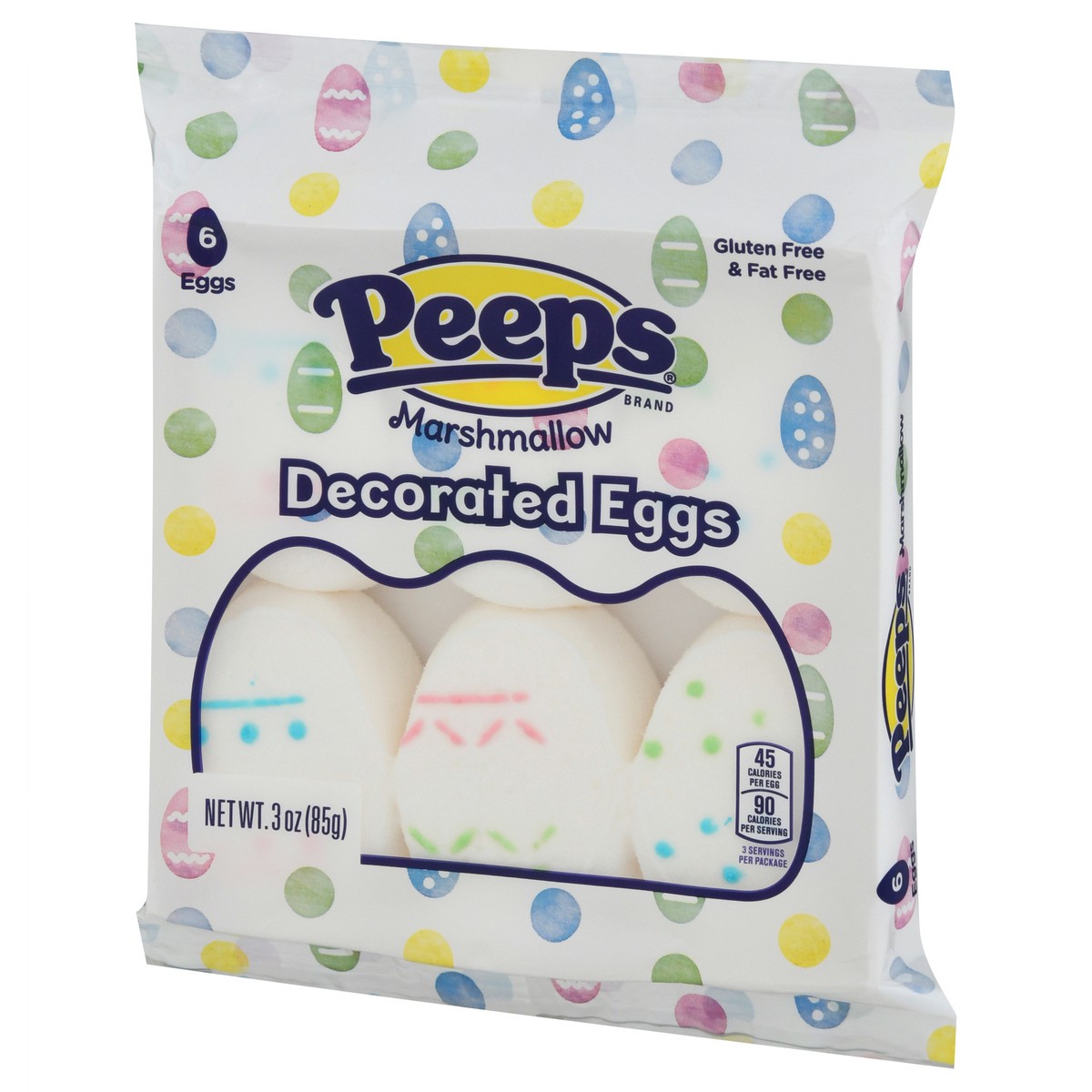 slide 13 of 13, Peeps Decorated Eggs 6Ct, 3 oz