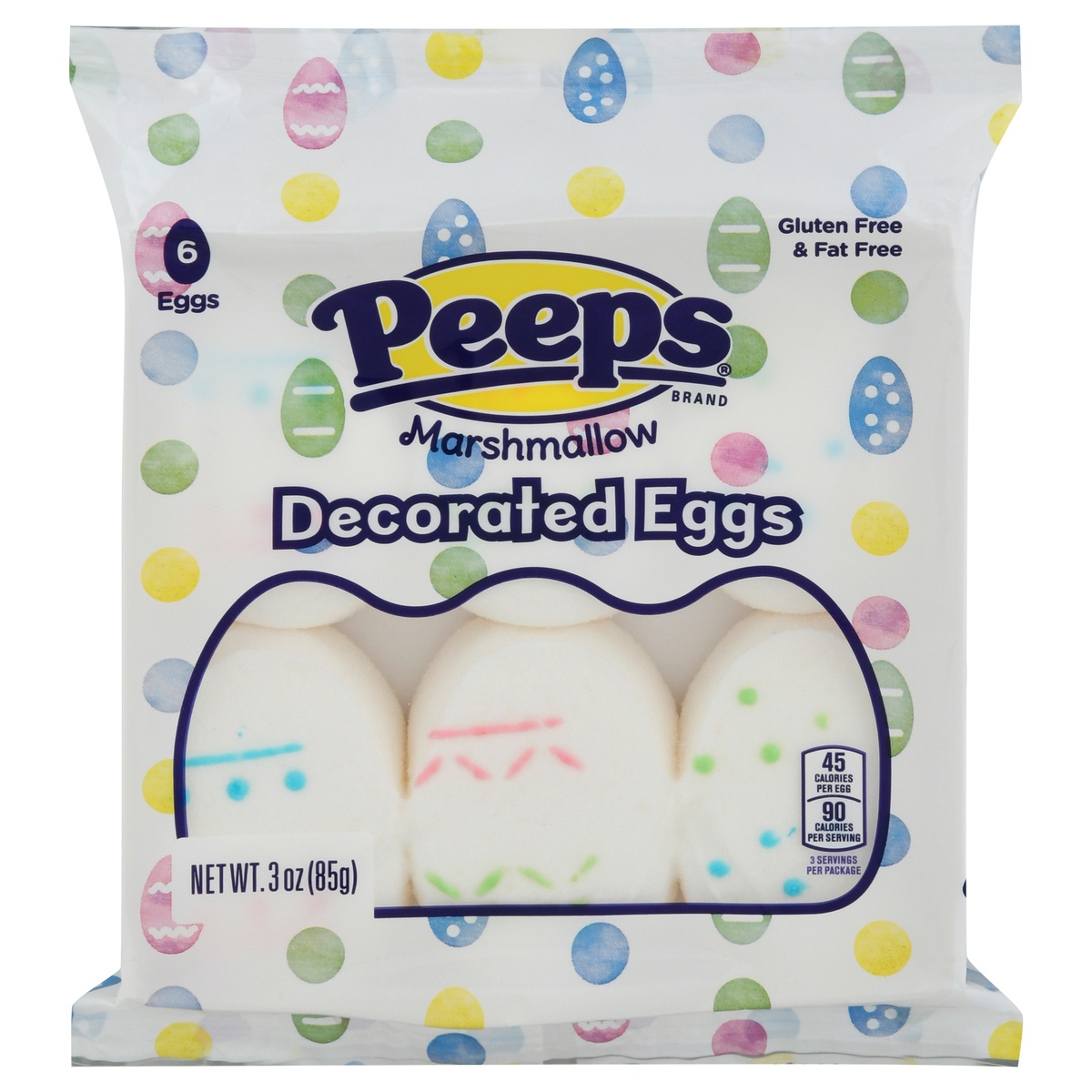 slide 1 of 1, Peeps Eggs, 6 ct; 3 oz